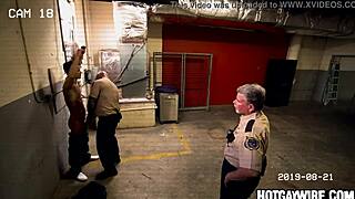 two inmates caught messing around in hot gay action