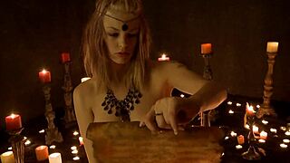 i'm doin a ritual with candles and masturbatin