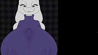 Toriels bigger tits get titty fucked in game.