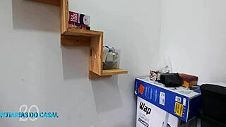 Latina mature woman enjoys cock in her ass from behind