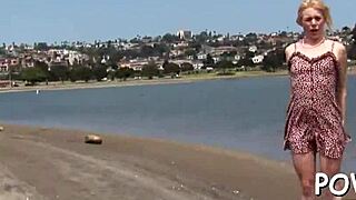 hot chick with cute ass gets fucked rough pov blowjob