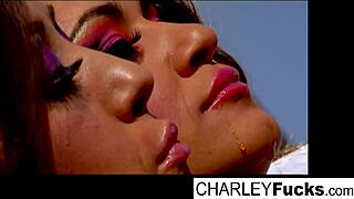 Charlie's Slippery Fun with Sexy Capri