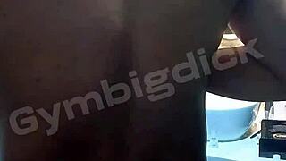 Handsome Asian gay couple banging bareback hard