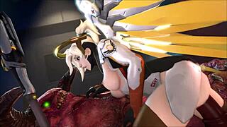 overwatch pmv compilation drives you wild with intense scenes.