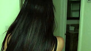 Veronica Rodriguez, the dirty little sucker, works a small cock in POV style.