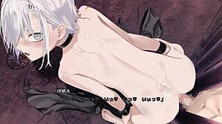 Chisato in Hentai Prison Teases Provocatively