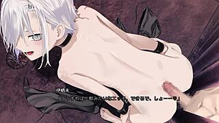 Chisato in Hentai Prison Teases Provocatively