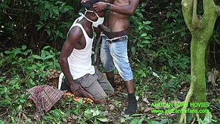 Hot Fuck In Woods! Tourists Orgasm Wildly!