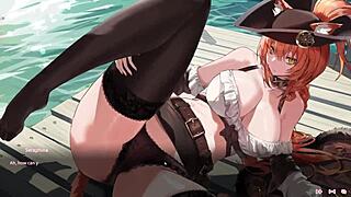 neeko pirates strut their curvy mature bodies in stunning 3d outfits, showing off huge assets in a sexy display.