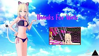 Koikatsu Dragon Ball sex with blowjob and cumshot