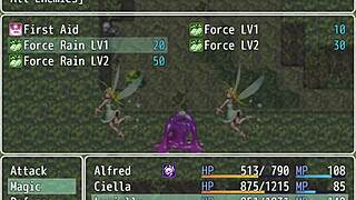 Ciella and Luciella tease prince in sisters part 4