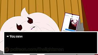 Toriel in a Playful Animation Scene