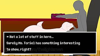 Toriel in a Playful Animation Scene