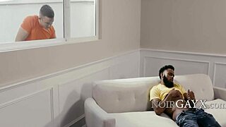 Peeping neighbor gets invited over.