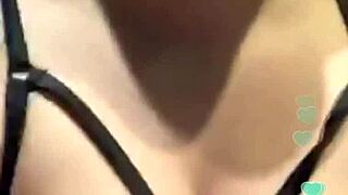 damn, russian slut flashin tits on periscope!