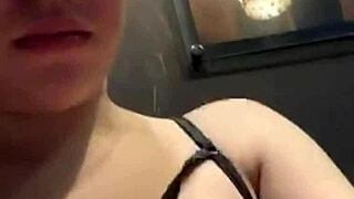 damn, russian slut flashin tits on periscope!