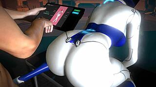 demi sex robot gets anal in a wild subverse parody test run.