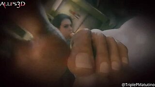 Teasing Footjob Compilation In 3D Hentai