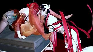 Threesome With Bigboobs Princesses In Doggystyle!