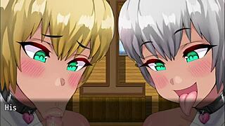 Sisters Blow Prince's Small Cock - Part 9