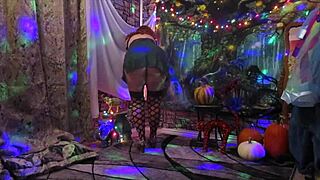 Hotwife steffi green performs chemise pussy dance alt version