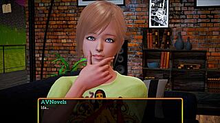 In My New Family 373, a Teen and MILF Explore Their Desires.