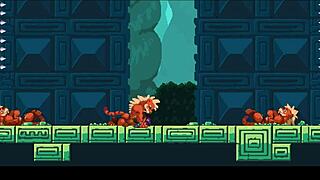 Kincaid hentai game ep 10, fans test marble dildo on big tits and ass.