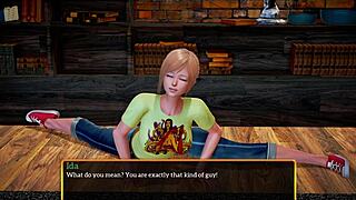 In My New Family 373, a Teen and MILF Explore Their Desires.