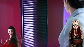 Gamer Girl In See-Through Bra Plays Porn Game In Apocalust 9