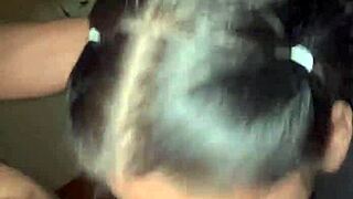 ball sucking turns into rough head and ass fucking