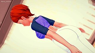 gwen tennyson masturbates her shaved pussy solo