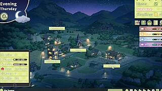 In summer clover harem, my big blonde step sister rides my giant cock at night