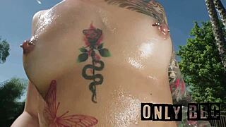 latina luna legend gets drilled by huge black cock in interracial action