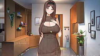 In summer clover harem, my big blonde step sister rides my giant cock at night