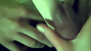 frottage handjob with strap on in couple play