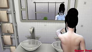 MILF mom gets assfucked by sons