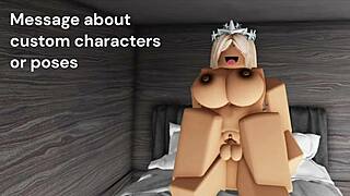 Rich Roblox Girl Rides and Gets Creampied