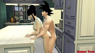 MILF mom gets assfucked by sons