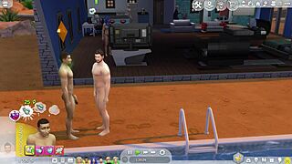 Straight Sim Succumbs To Gay Temptation!