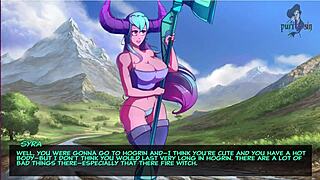 legend of elmora part 3: rough sex against the rocks 😈