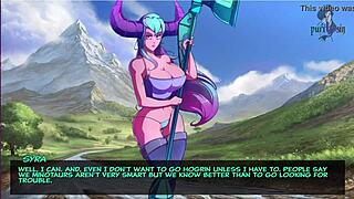 legend of elmora part 3: rough sex against the rocks 😈