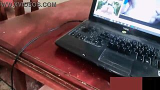 i stayed alone at home and took advantage to watch porn and start touching myself, feeling the orgasm build as i squirt.