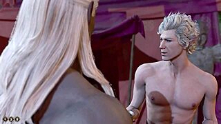 Baldur's Gate 3 naked run with Astarion gay scenes. Who knew gaming could get this wild?