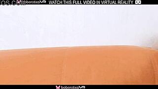 I'm Roxanne, showing off my wet pink pussay all alone in VR, feeling so sexy