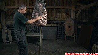 Bound Sub Suspended by Her Maledom Master