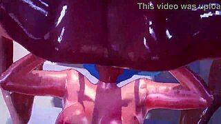 Konosuba characters engage in sex scenes