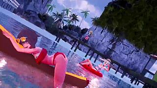 Konosuba characters engage in sex scenes