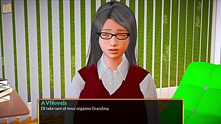 I discover erotic adventures in my new family with big tits and ass hentai