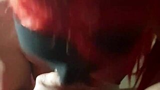 Ariel sucks dick and holds cum in her mouth 😋