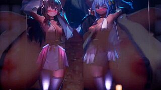 i love konosuba aqua in this cute hentai